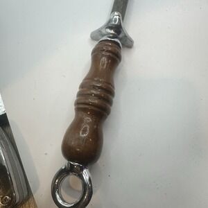 NICHOLSON Knife Sharpening Steel 12" (18" OA)  Knife Sharpener USA- Vintage